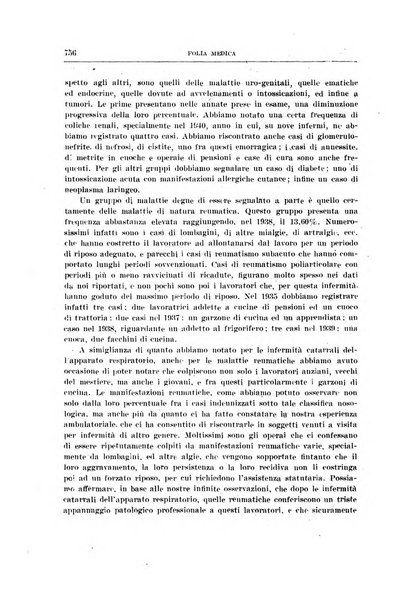 Folia medica periodico trimensile di patologia e clinica medica