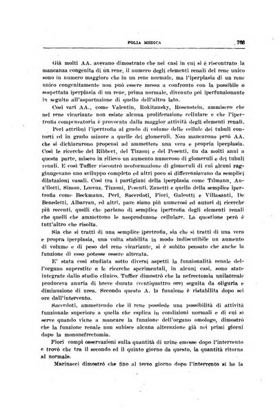 Folia medica periodico trimensile di patologia e clinica medica