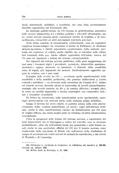 Folia medica periodico trimensile di patologia e clinica medica