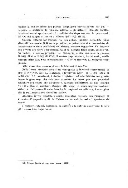 Folia medica periodico trimensile di patologia e clinica medica