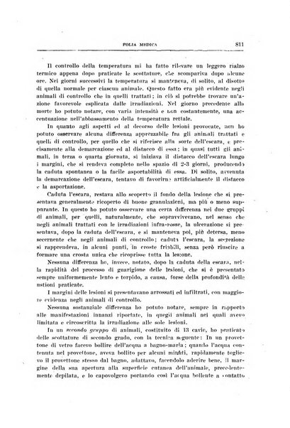 Folia medica periodico trimensile di patologia e clinica medica