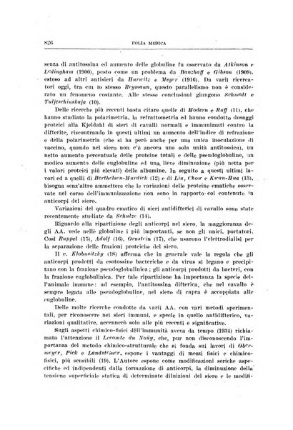 Folia medica periodico trimensile di patologia e clinica medica