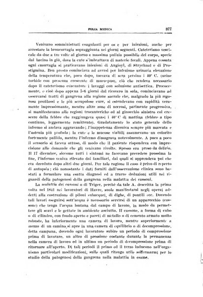 Folia medica periodico trimensile di patologia e clinica medica