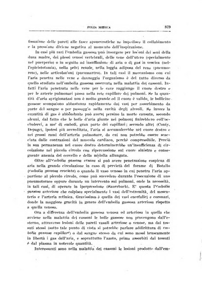 Folia medica periodico trimensile di patologia e clinica medica