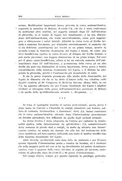 Folia medica periodico trimensile di patologia e clinica medica