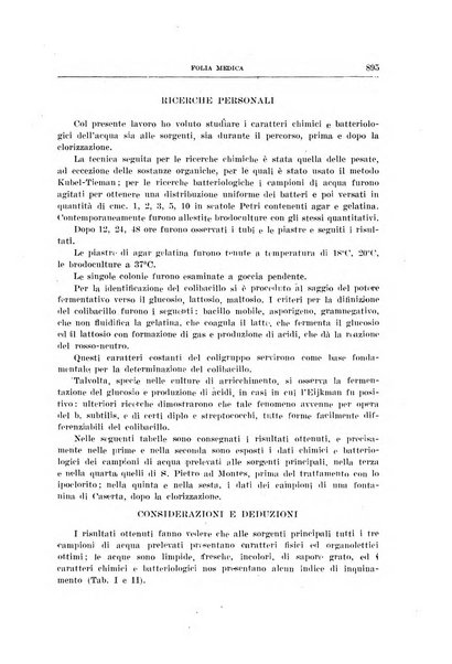 Folia medica periodico trimensile di patologia e clinica medica