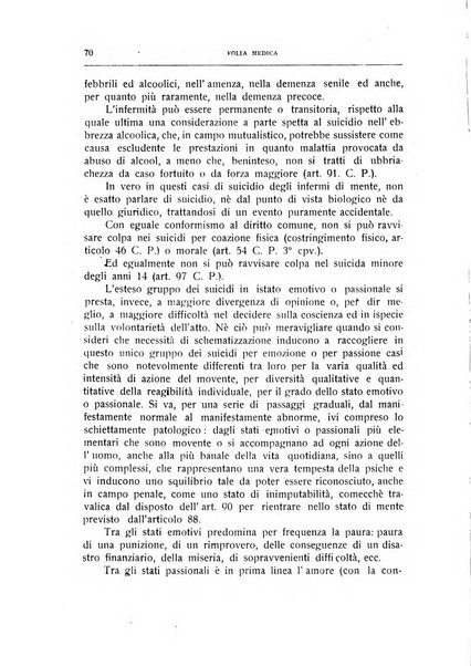 Folia medica periodico trimensile di patologia e clinica medica