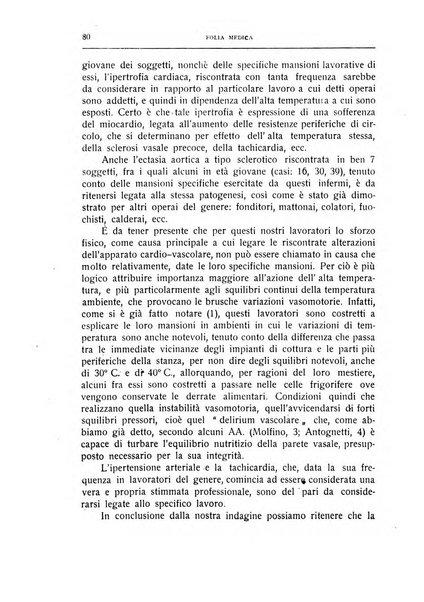 Folia medica periodico trimensile di patologia e clinica medica