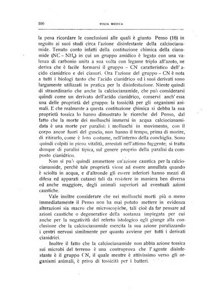 Folia medica periodico trimensile di patologia e clinica medica