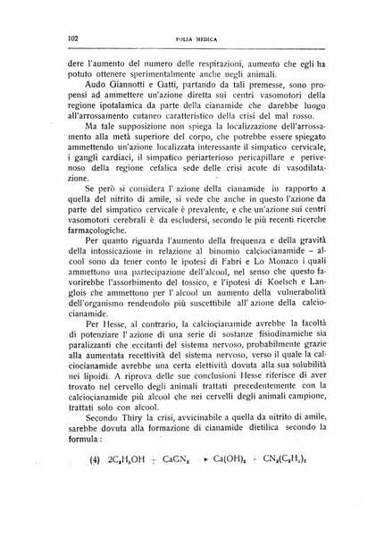 Folia medica periodico trimensile di patologia e clinica medica