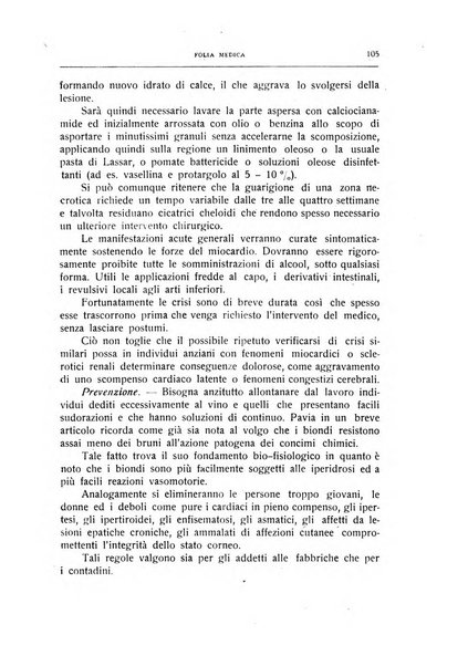 Folia medica periodico trimensile di patologia e clinica medica