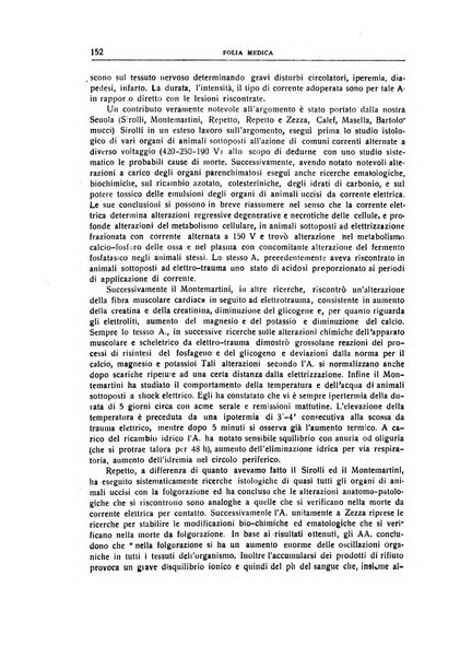 Folia medica periodico trimensile di patologia e clinica medica