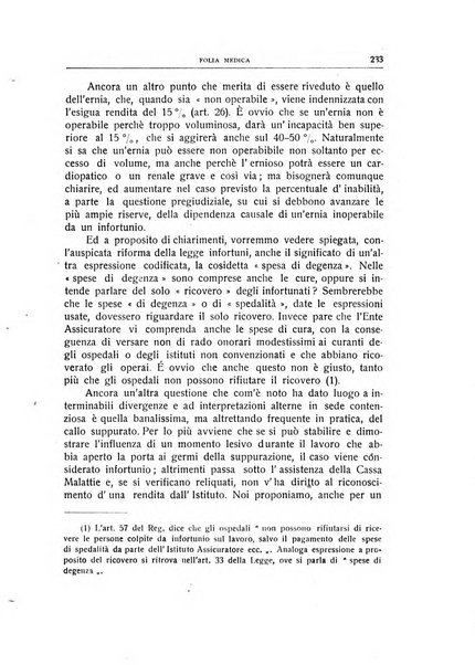 Folia medica periodico trimensile di patologia e clinica medica