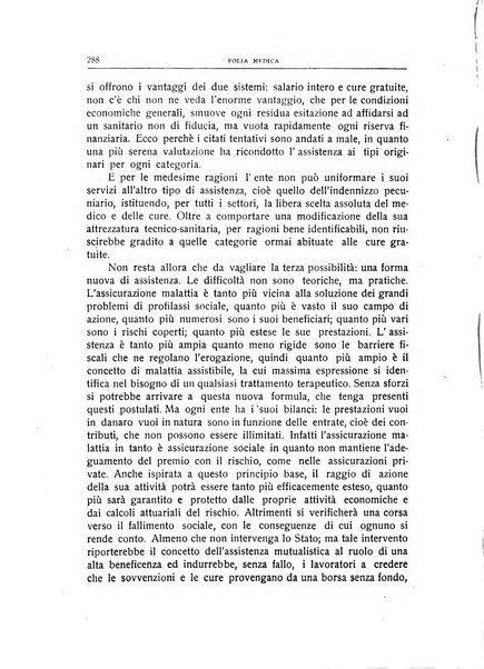 Folia medica periodico trimensile di patologia e clinica medica