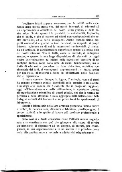 Folia medica periodico trimensile di patologia e clinica medica