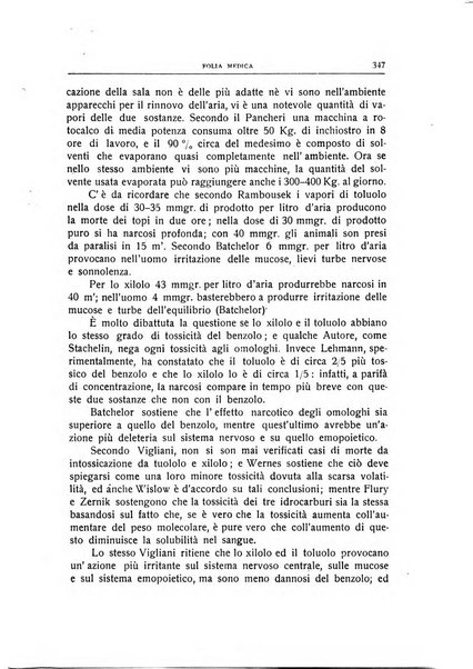 Folia medica periodico trimensile di patologia e clinica medica