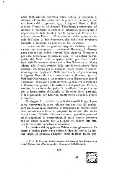 Frate Francesco organo ufficiale del Comitato religioso per le onoranze a s. Francesco di Assisi nel 7. centenario della sua morte