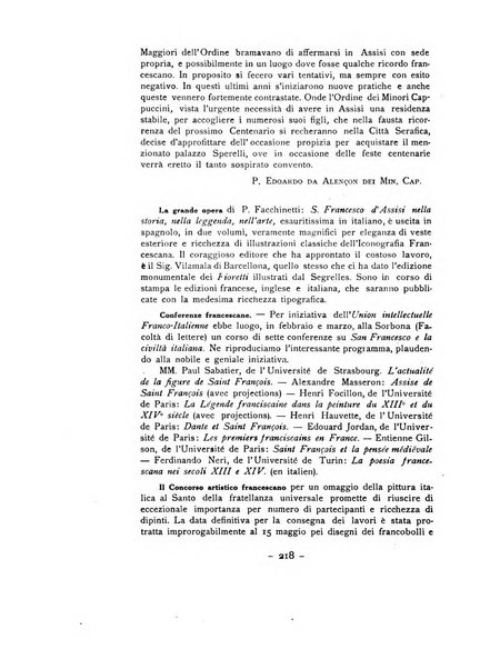 Frate Francesco organo ufficiale del Comitato religioso per le onoranze a s. Francesco di Assisi nel 7. centenario della sua morte