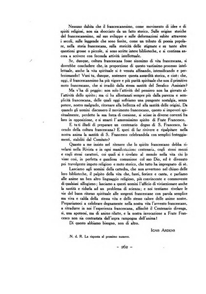 Frate Francesco organo ufficiale del Comitato religioso per le onoranze a s. Francesco di Assisi nel 7. centenario della sua morte