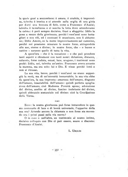 Frate Francesco organo ufficiale del Comitato religioso per le onoranze a s. Francesco di Assisi nel 7. centenario della sua morte