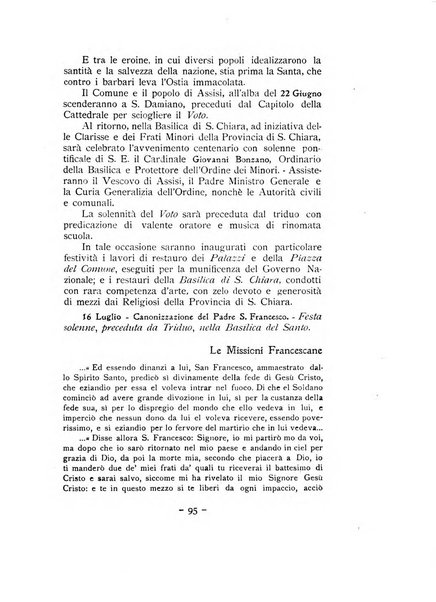 Frate Francesco organo ufficiale del Comitato religioso per le onoranze a s. Francesco di Assisi nel 7. centenario della sua morte