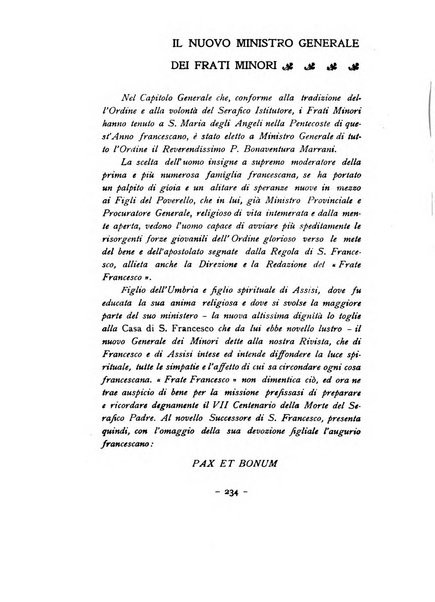 Frate Francesco organo ufficiale del Comitato religioso per le onoranze a s. Francesco di Assisi nel 7. centenario della sua morte