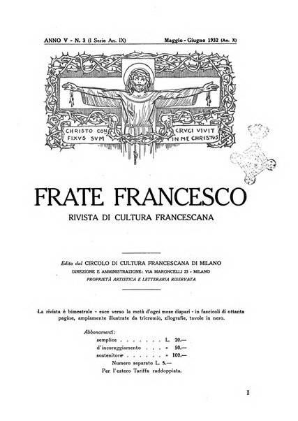 Frate Francesco organo ufficiale del Comitato religioso per le onoranze a s. Francesco di Assisi nel 7. centenario della sua morte