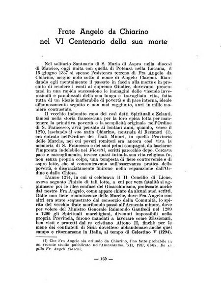 Frate Francesco organo ufficiale del Comitato religioso per le onoranze a s. Francesco di Assisi nel 7. centenario della sua morte