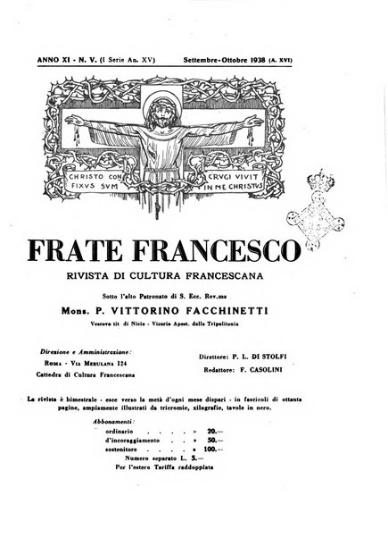 Frate Francesco organo ufficiale del Comitato religioso per le onoranze a s. Francesco di Assisi nel 7. centenario della sua morte