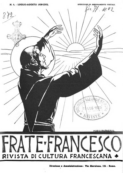 Frate Francesco organo ufficiale del Comitato religioso per le onoranze a s. Francesco di Assisi nel 7. centenario della sua morte