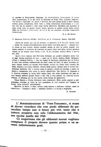 Frate Francesco organo ufficiale del Comitato religioso per le onoranze a s. Francesco di Assisi nel 7. centenario della sua morte