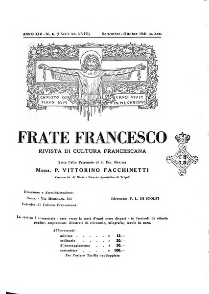 Frate Francesco organo ufficiale del Comitato religioso per le onoranze a s. Francesco di Assisi nel 7. centenario della sua morte