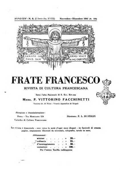 Frate Francesco organo ufficiale del Comitato religioso per le onoranze a s. Francesco di Assisi nel 7. centenario della sua morte