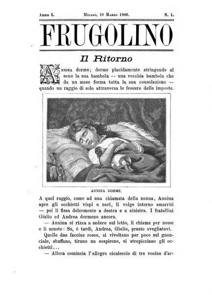 Frugolino giornale dei fanciulli