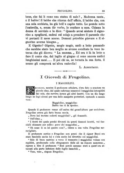 Frugolino giornale dei fanciulli