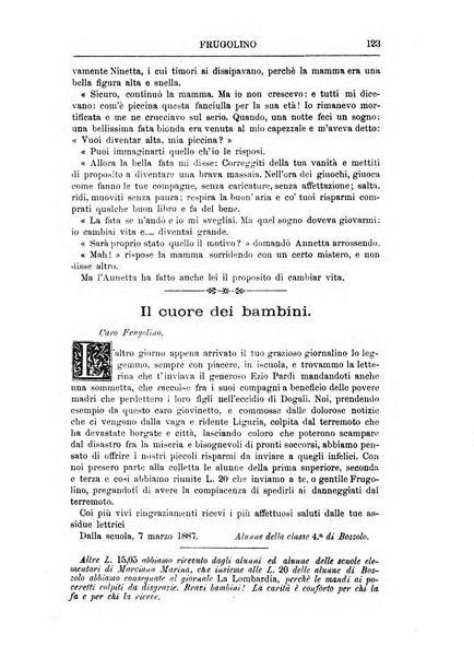 Frugolino giornale dei fanciulli