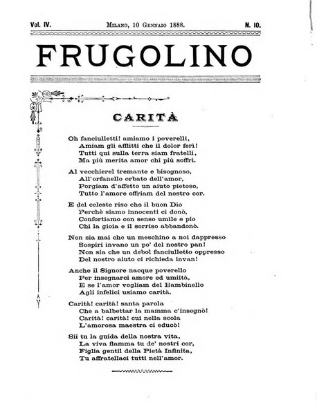 Frugolino giornale dei fanciulli