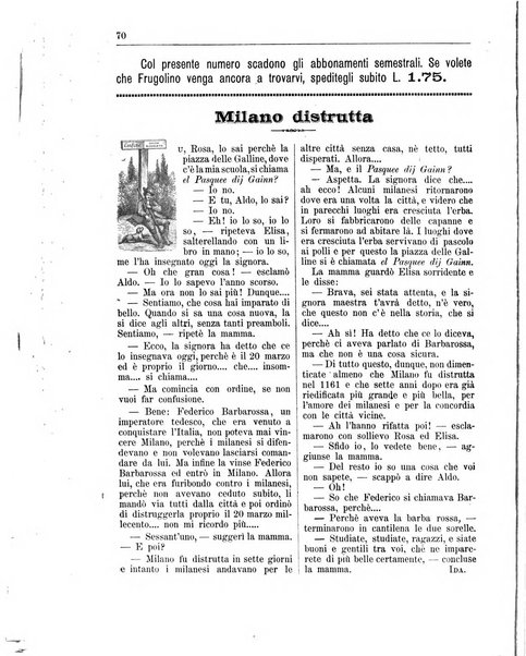 Frugolino giornale dei fanciulli