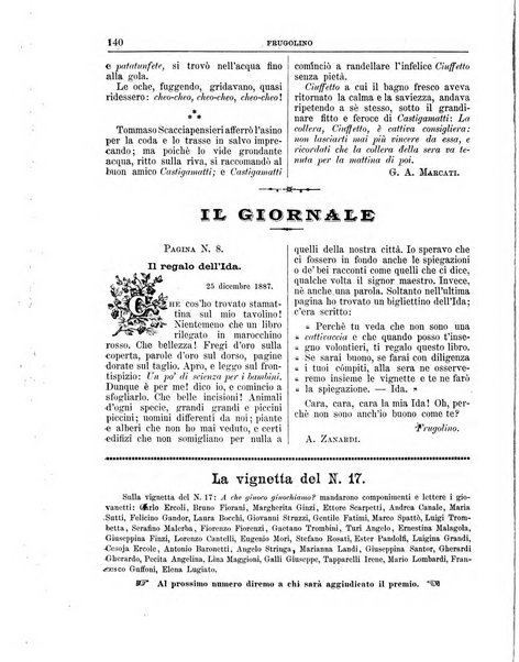 Frugolino giornale dei fanciulli