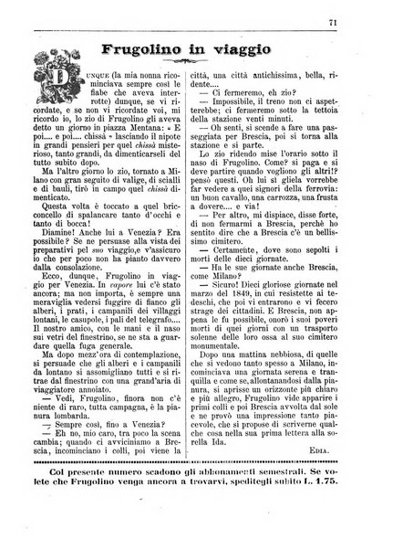 Frugolino giornale dei fanciulli