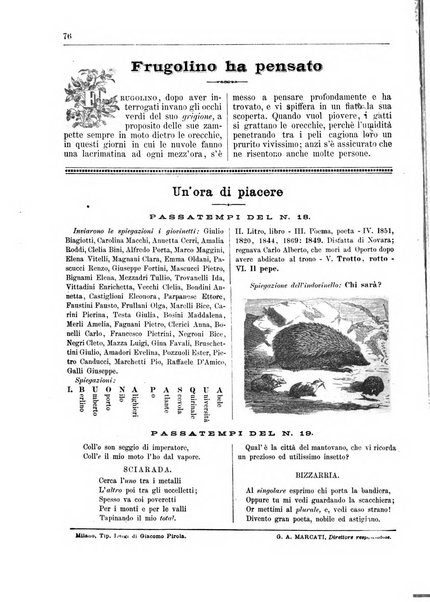 Frugolino giornale dei fanciulli