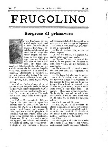 Frugolino giornale dei fanciulli