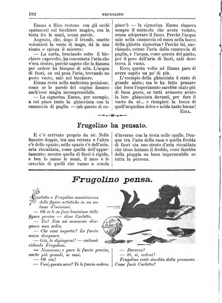 Frugolino giornale dei fanciulli