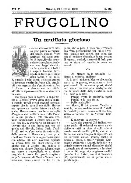 Frugolino giornale dei fanciulli