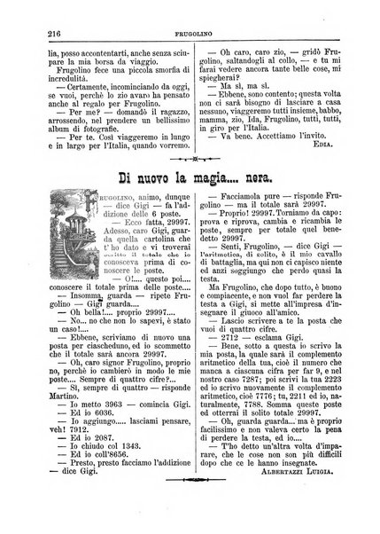 Frugolino giornale dei fanciulli