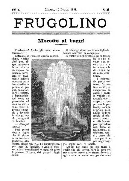 Frugolino giornale dei fanciulli