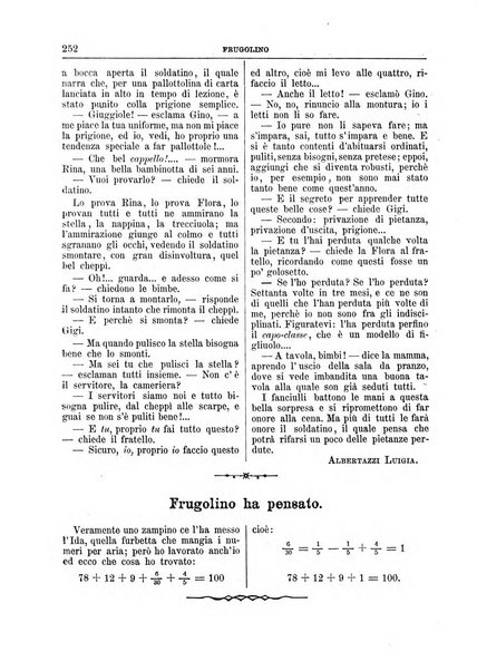 Frugolino giornale dei fanciulli