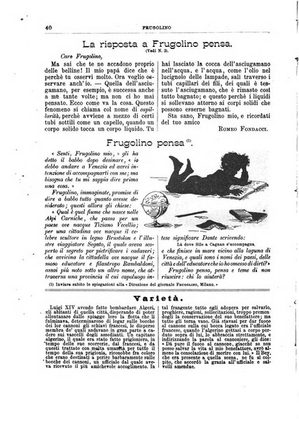 Frugolino giornale dei fanciulli