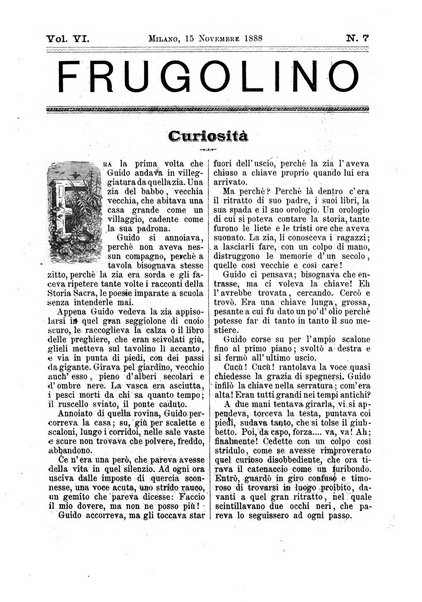 Frugolino giornale dei fanciulli