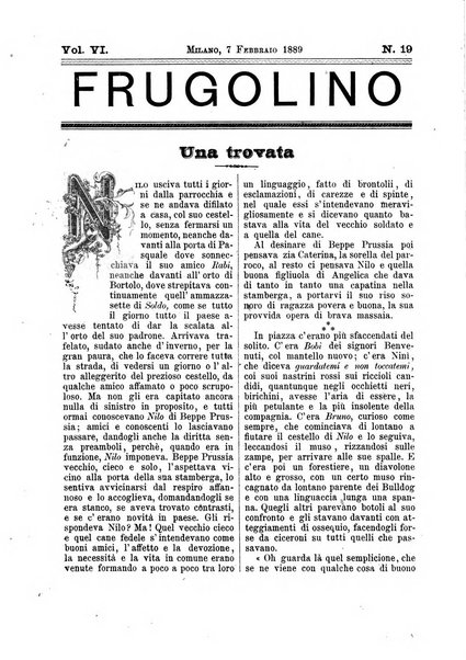 Frugolino giornale dei fanciulli